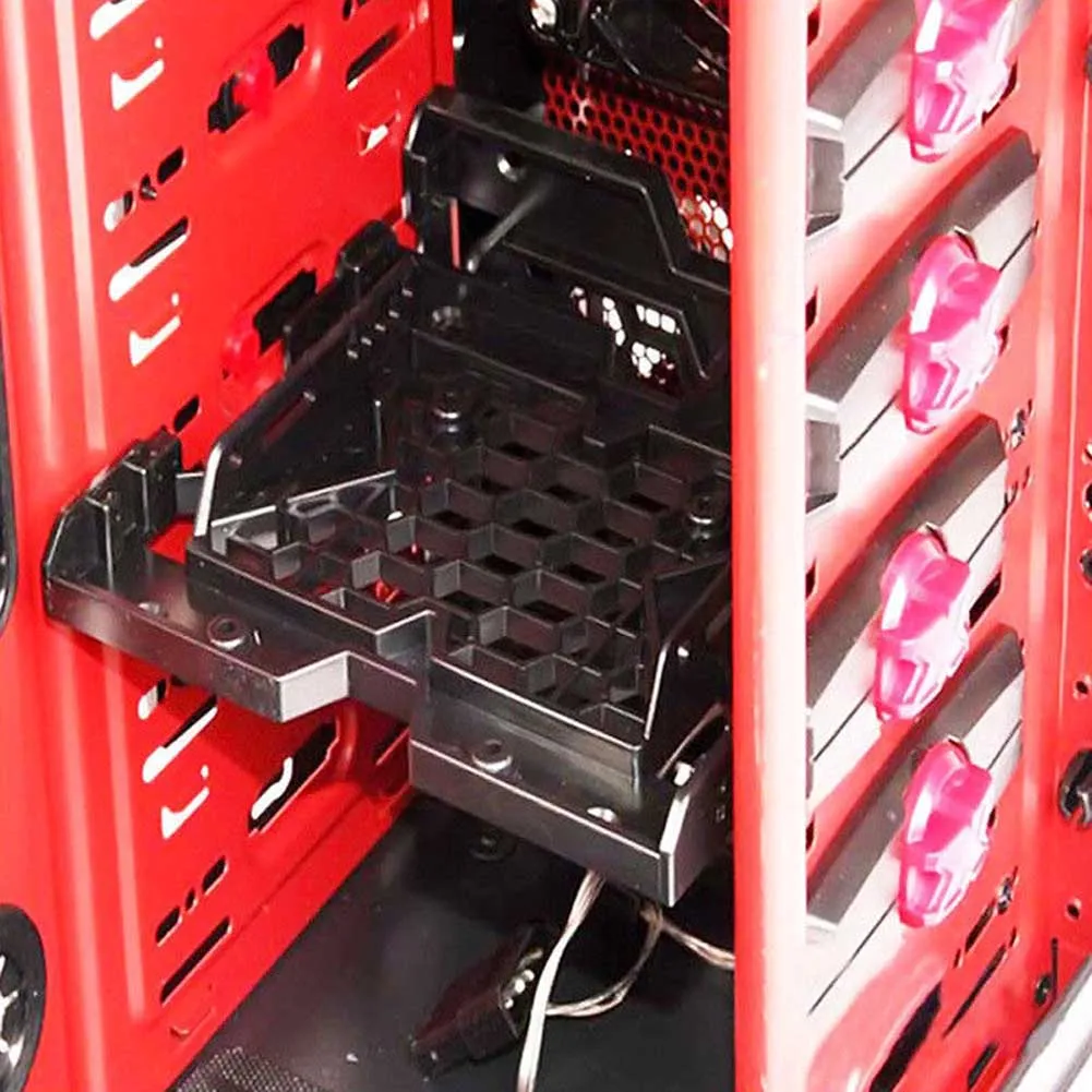 5 25 "до 3 5" 2 &quotSSD HDD лоток Caddy чехол адаптер Вентилятор охлаждения Монтажный