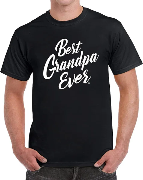 Лучший дедушка, праздничный подарок на день рождения для мужчин, новинка, футболка