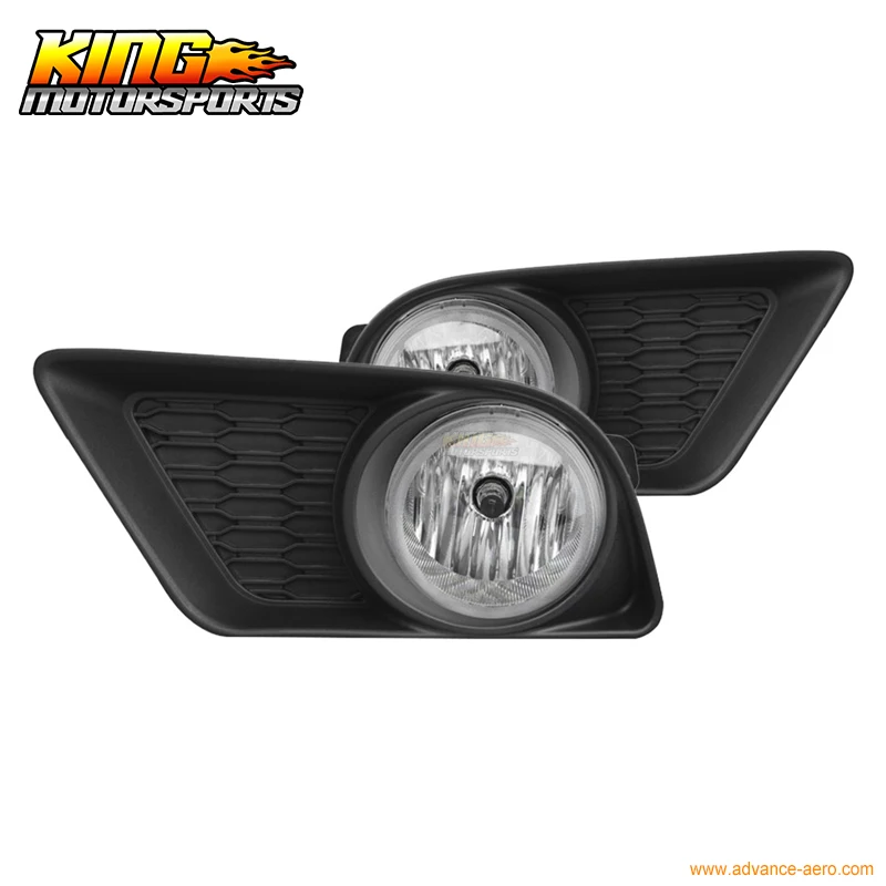 Подходит для 2011 2014 Dodge Charger Bumper Fog Lights Kit + проводка переключатель пара США