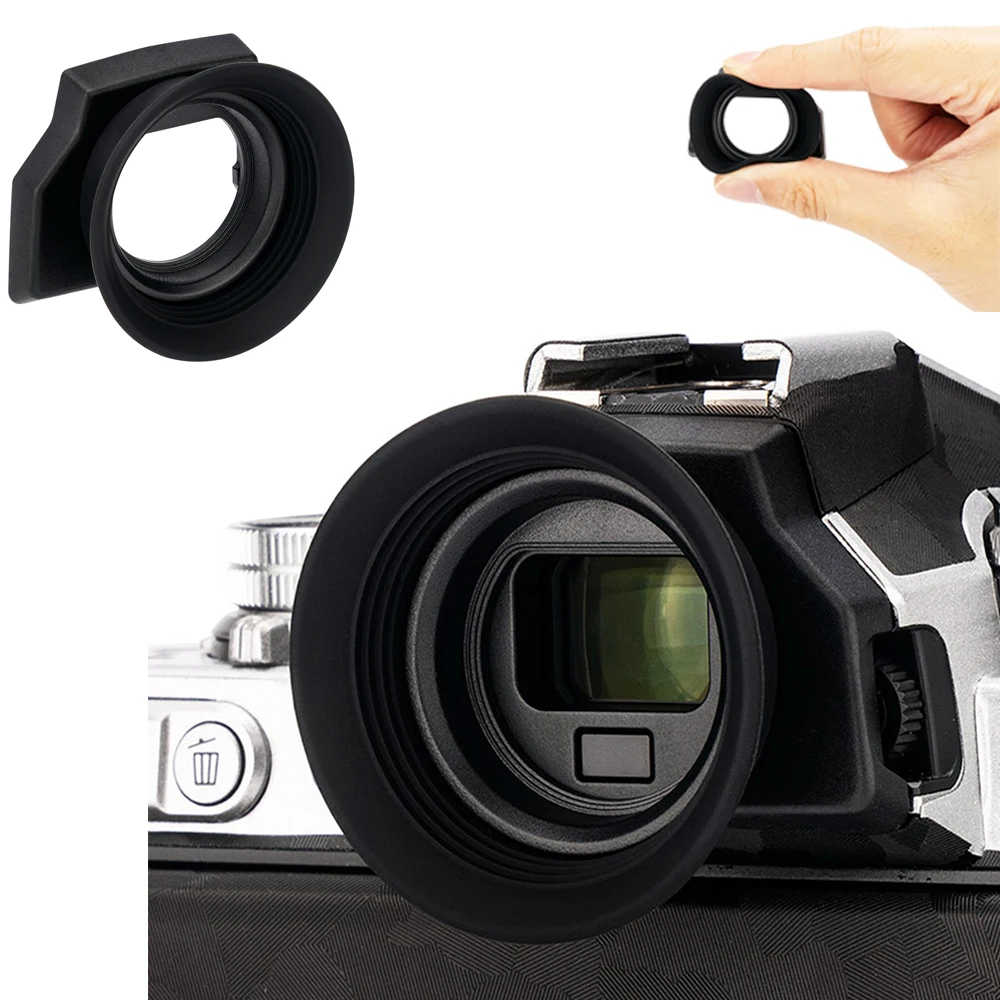 

Soft Silicone Long Cameras Eyecup Viewfinder Eyepiece Protector For Nikon Z fc Nikon Zfc Camera Extended Eyecup Replaces DK-32