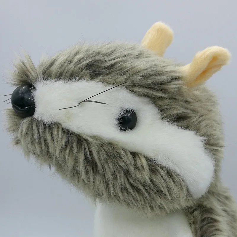 Плюшевый чехол для головы в виде белки гольфа Гибридный с изображением животных