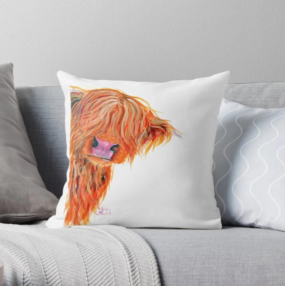 

HIGHLAND COW 'peekaboo от SHIRLEY, Макартур, наволочка, домашняя искусственная наволочка