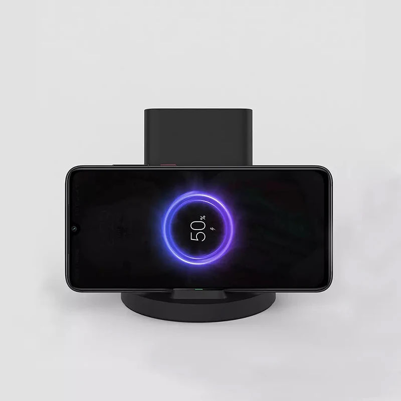 Беспроводное зарядное устройство Xiaomi вертикальное макс. 20 Вт с флеш-зарядкой