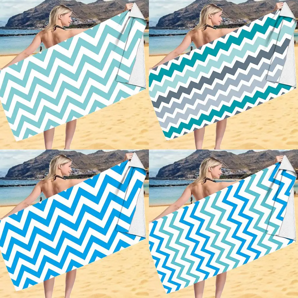 

Beach Towel Sand Free Microfiber Beach Blanket Towel Quick-drying Printing Microfiber Fashionable Beach Bath Towel For Pool Gym