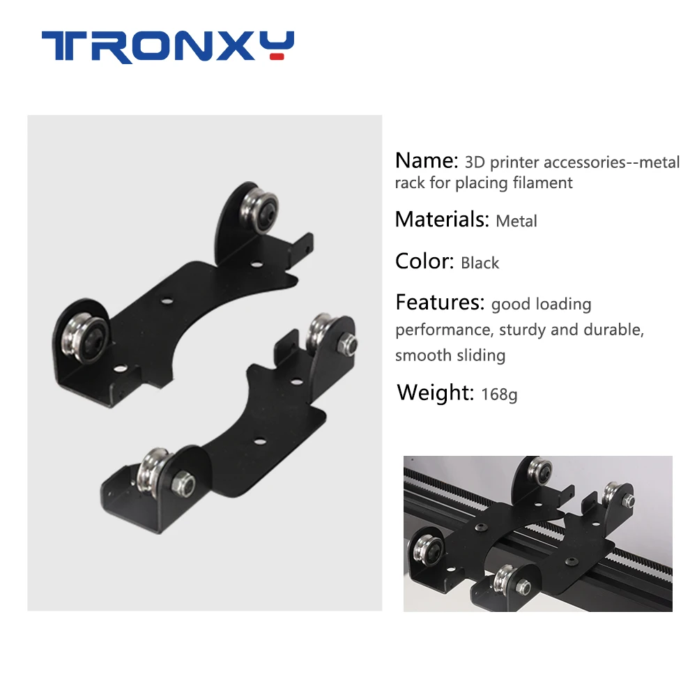 tronxy 3d printer filament material rack parts stable smooth metal bracket accessories fit for almost all 3d printer free global shipping