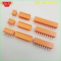 HT396V 3,96 2P~ 12P разъем печатной платы штепсельный Блок 15EDGVC 3,96 мм 2PIN~ 12PIN оранжевый проводной терминал Феникс контакт KEFA