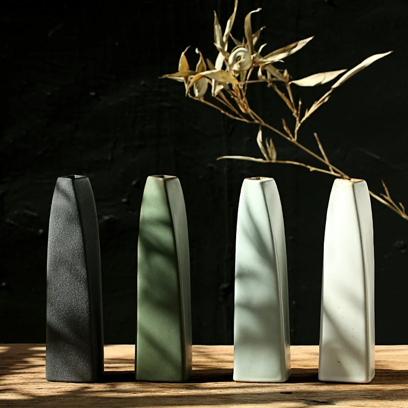 Японская фотография Цветочная посуда грубая керамика дзен вставка мягкое