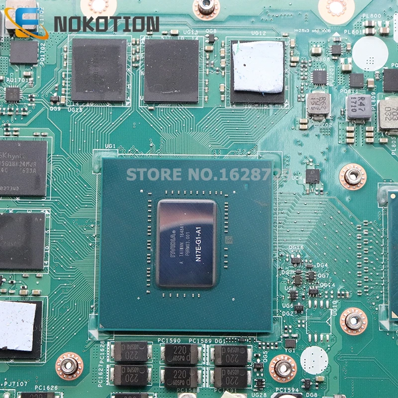 NOKOTION C5PRH LA-E921P MBDUMMY057 основная плата для acer Predator Helios 300 G3-571 SR32Q I7-7700HQ cpu GTX 1060 GPU DDR4