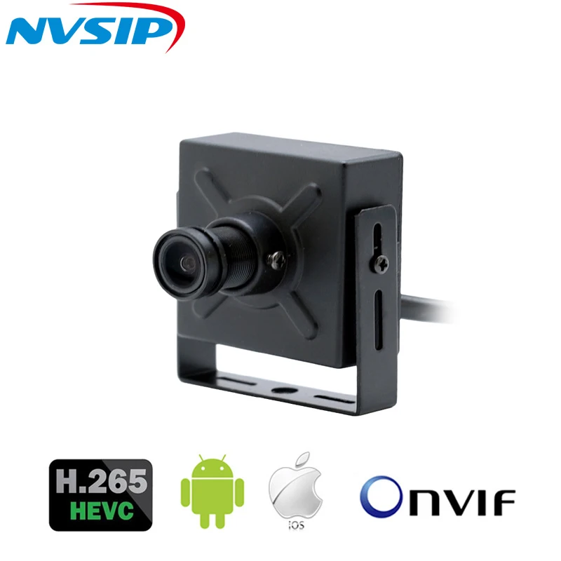 POE HD 1080P Внутренняя аудиокамера МП металлическая мини камера безопасности ONVIF P2P IP