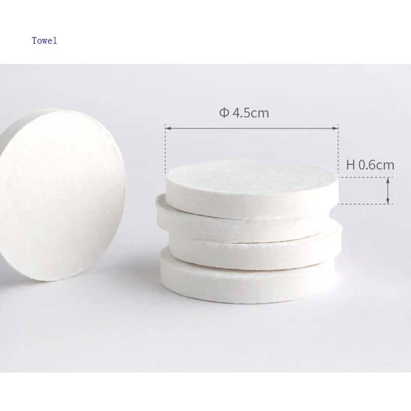 100 шт./пакет белый сжатого Полотенца s монета Кемпинг барбекю Рыбалка Фитнес для