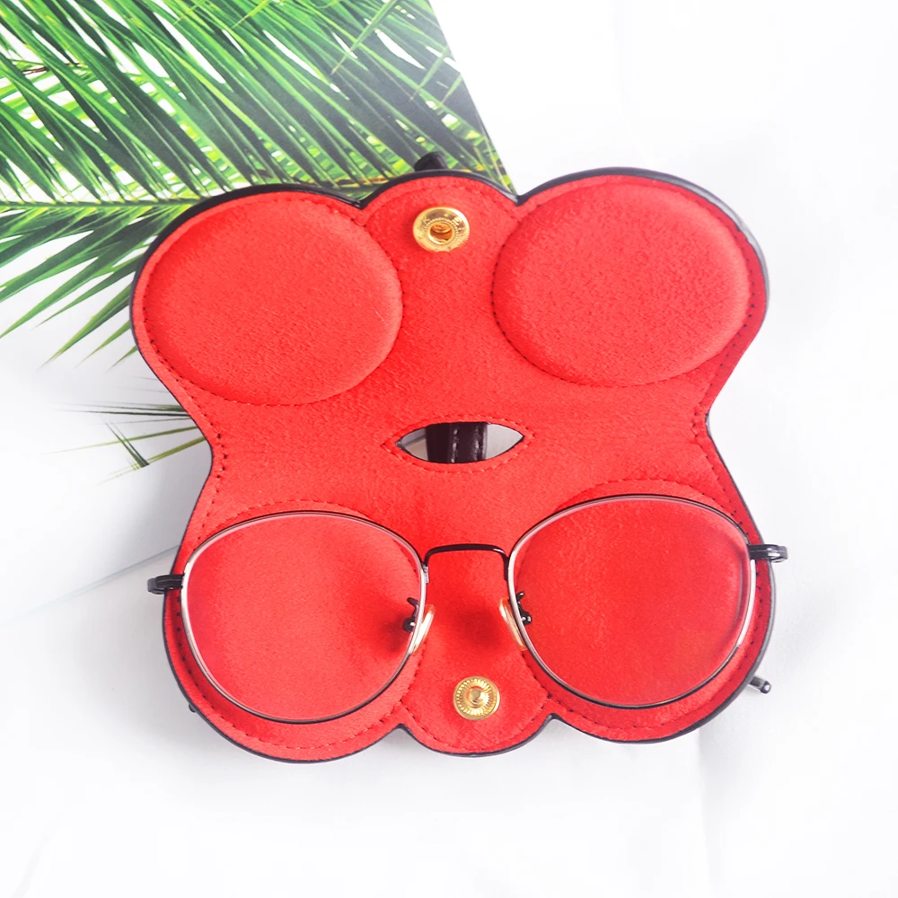 Модный Чехол для очков дропшиппинг Портативный Магнитный искусственная кожа