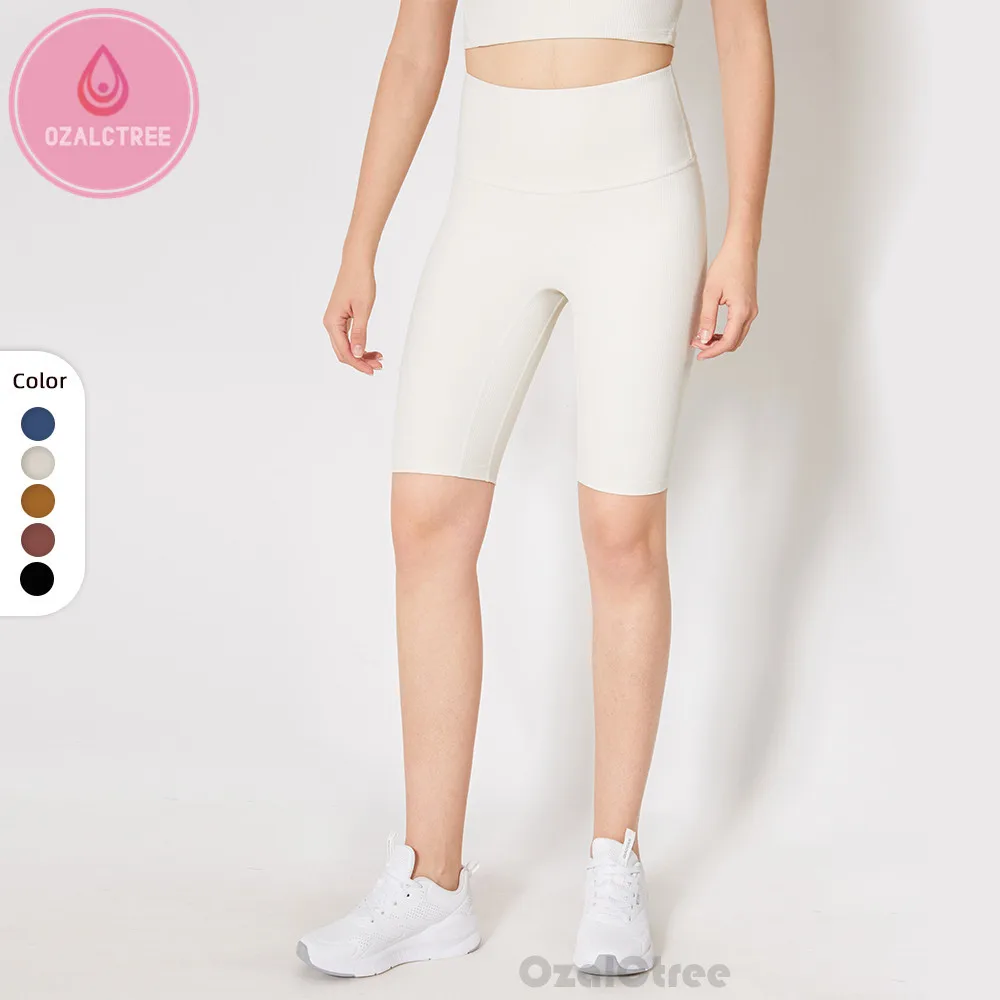 

Шорты OzalCtree для занятий йогой, с защитой от приседаний, для подтяжки бедер, тренировок, йоги, штаны с изображением двух миль, эластичные штаны...