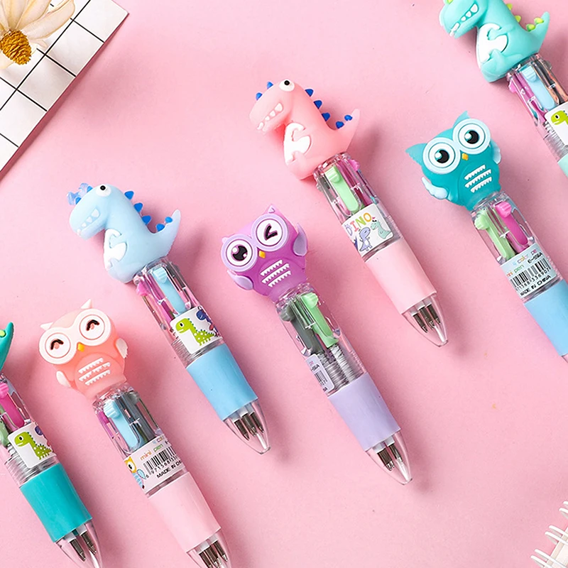 

Creative Multicolor Ballpoint Pen Cartoon Mini Cute Multicolor Pen Soft