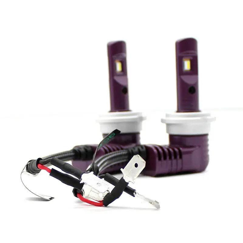 Pair D1S/D2S/D3S/D4S/D5S Mini Size P10 LED Headlight Headlamps Front Bulbs W/fan All-in-one 6000K 35W 5200LM | Автомобили и
