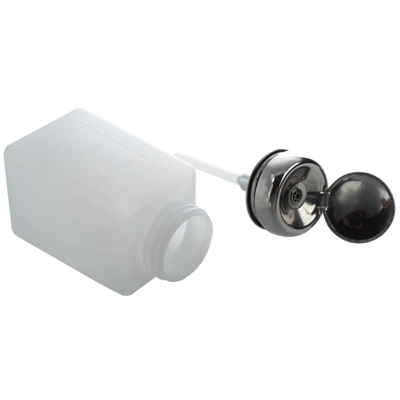 

200ML Nail Polish Remover Alcohol Liquid Press Pumping Dispenser Bottle