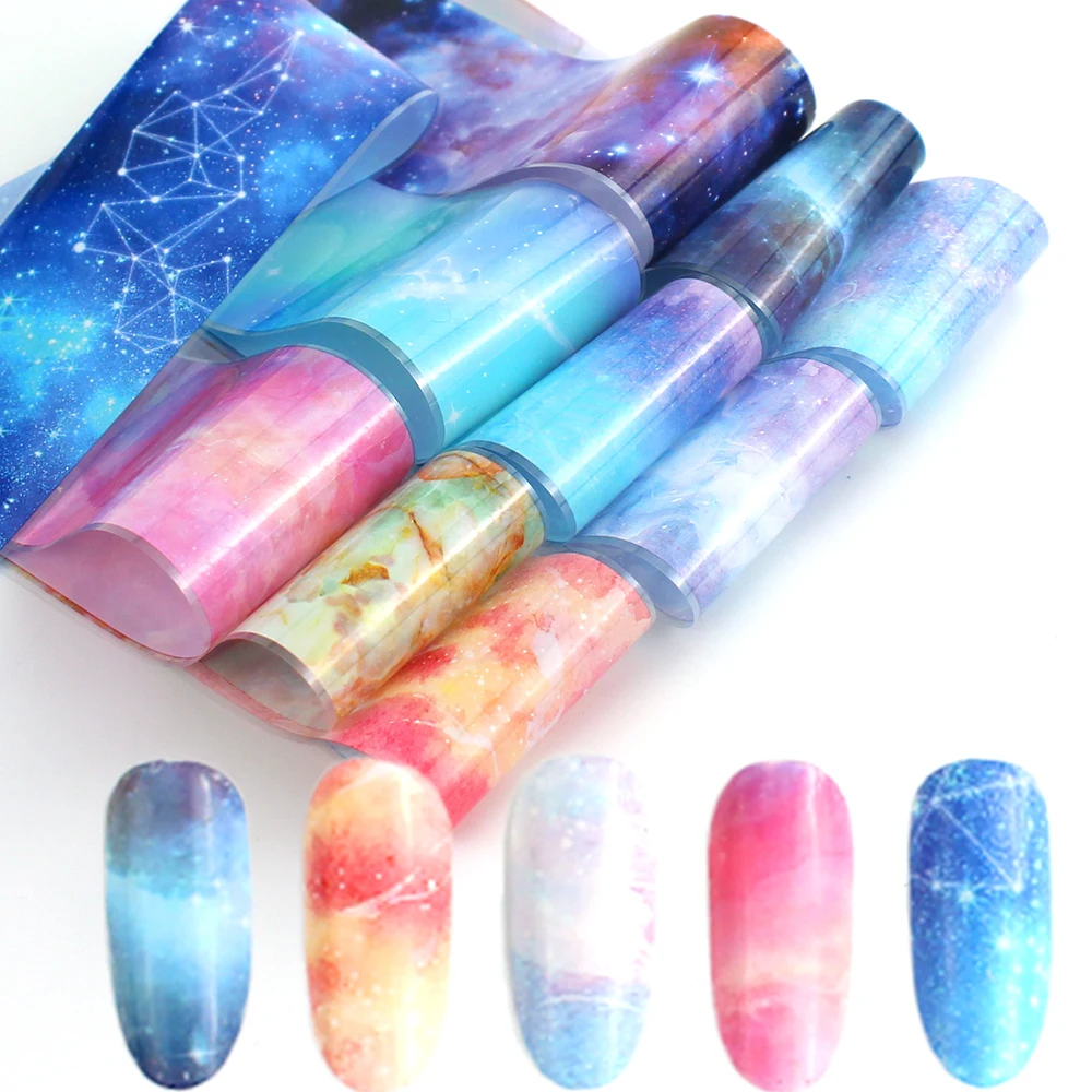 1 шт. 4*100 см блестящая Звездная голографическая Фотографическая наклейка