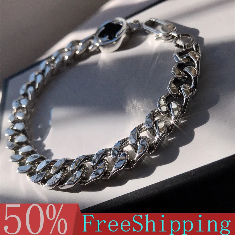 

Original Luxury Brand Bracelet 925 Sterling Silver High Quality Charm Fashion Bracelet Men And Women Couples Party Gifts