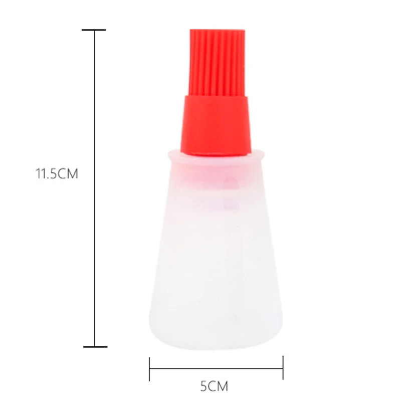 

Hot Portable Silicone Oil Bottle with Brush Grill Oil Brushes Liquid Oil Pastry Kitchen Baking BBQ Tool Kitchen Tools for BBQ