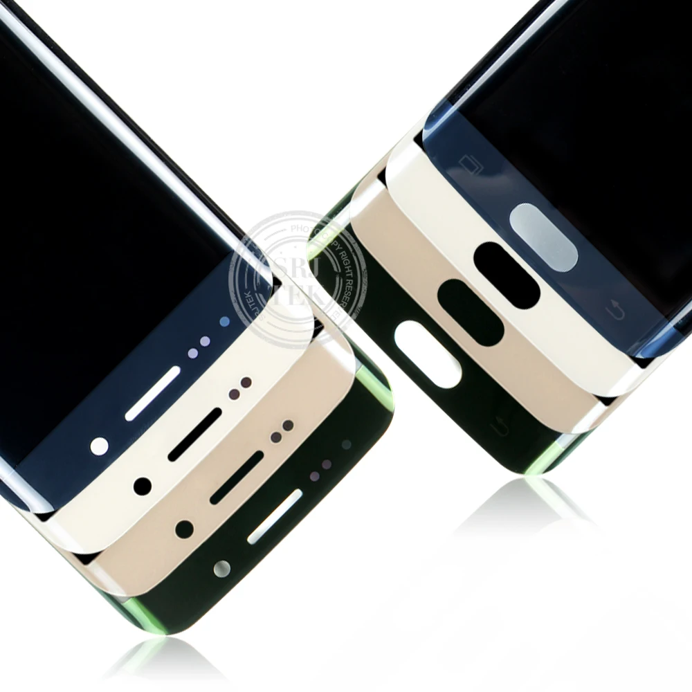 5 1 ''Super AMOLED экран для SAMSUNG S6 Edge ЖК дисплей Galaxy LCD EDGE G925 G925F сенсорный Запасные