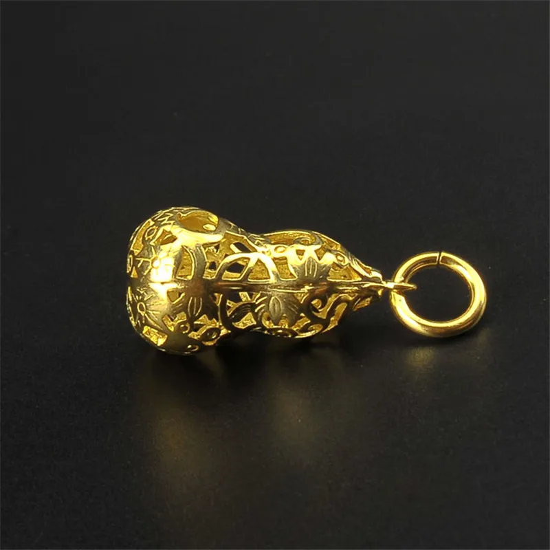 Полый брелок для ключей ручной работы из чистой латуни подвески автомобильной