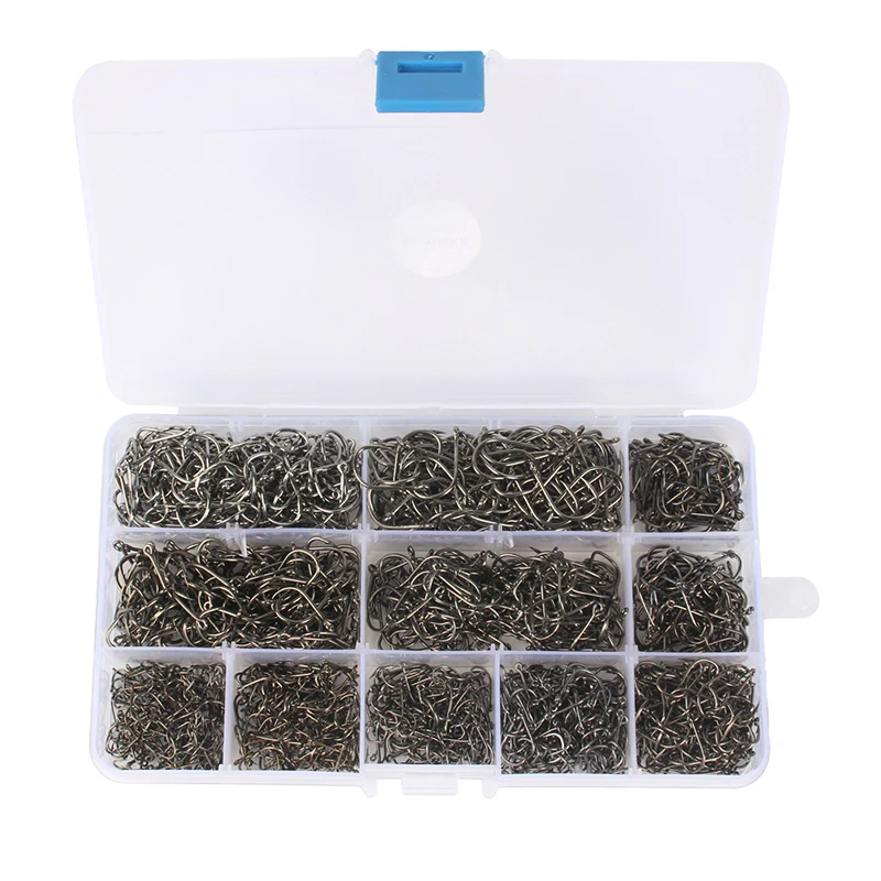 

Lures Fishing Hooks Tool 1600Pcs Barbs Accessories Kit Jigs Tackle Saltwater Baits Sharp Set Durable