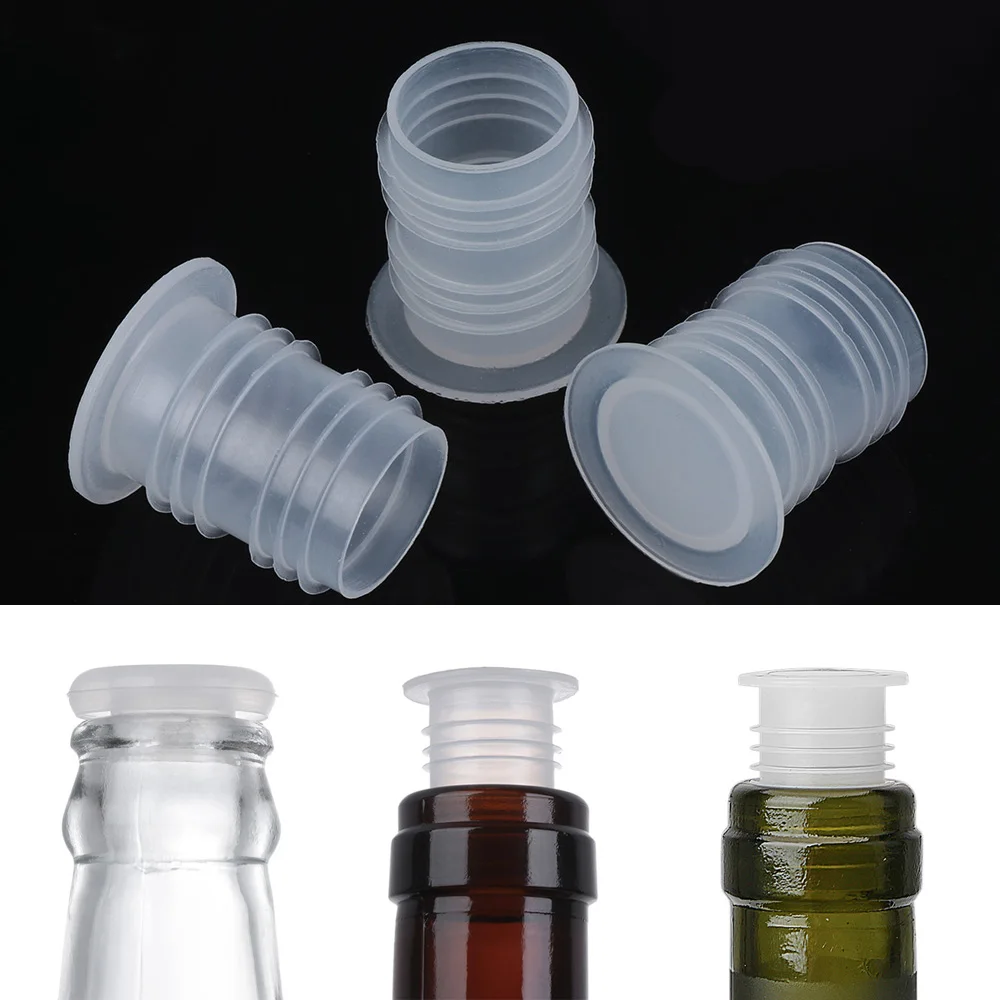 

10/20 шт., пластиковые крышки для стеклянных бутылок