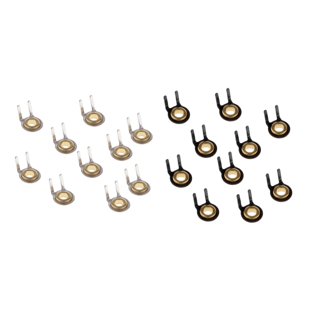 10 шт. из нержавеющей стали с двойной ножкой удочки направляющие внутренний