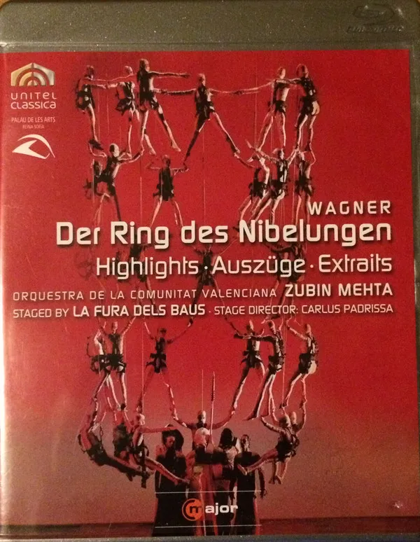 WAGNER R.: Ring des Nibelungen (Der) (Palau de les Arts &quotReina Sofia&quot 2007-2009) (Highlights) (Blu-ray Full-HD) ( 1 DVD) - купить по