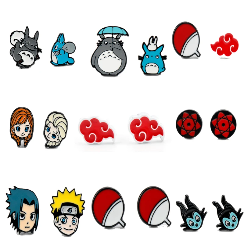 Женские серьги с рисунком из аниме фигурка Astroboy (асимметричные ушные капли