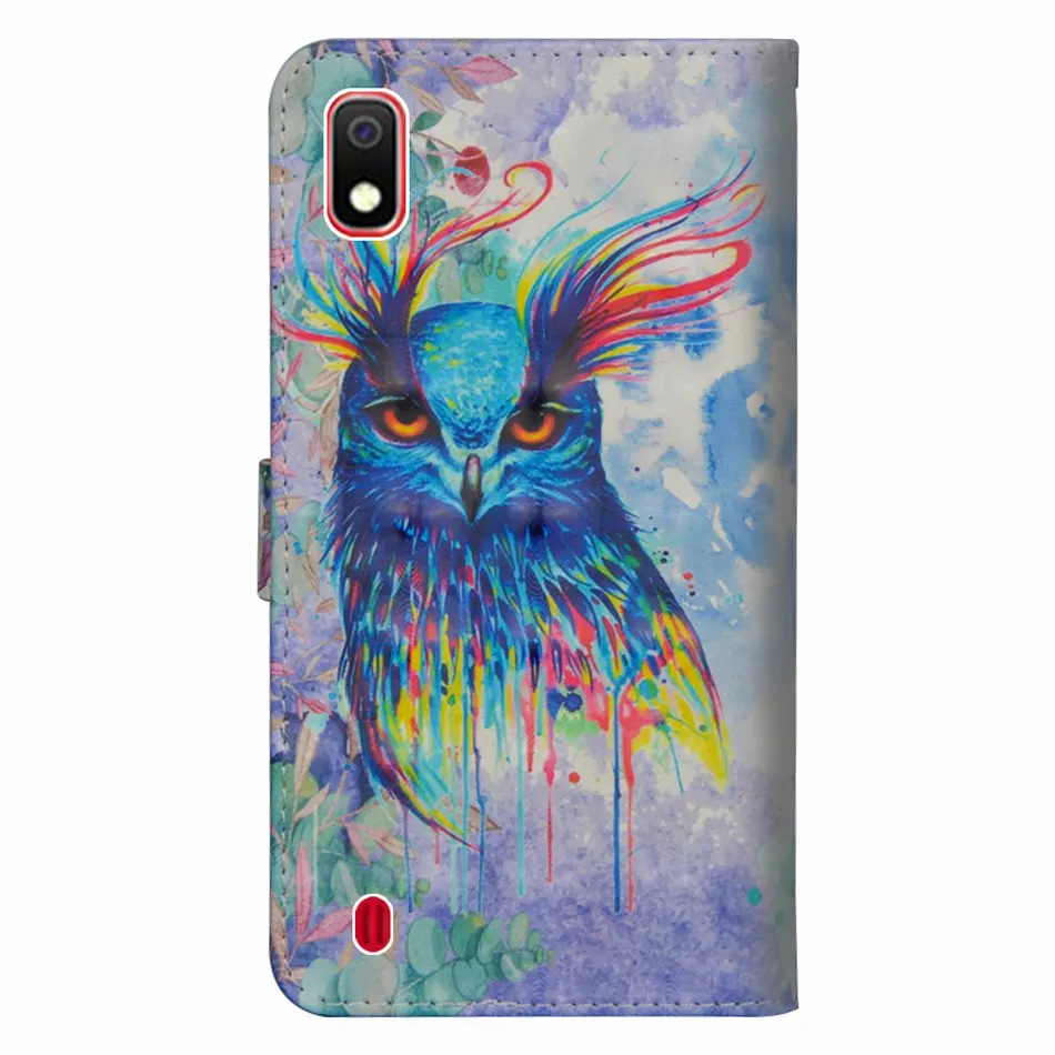 Чехол Бумажник для телефона с изображением животных Samsung A10 A20 A30 A40 A50 A70 A6 A7 A8 A9 2018
