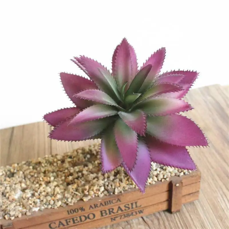 Мини Зеленые искусственные суккуленты суккулентов поддельные Ассорти стволовых