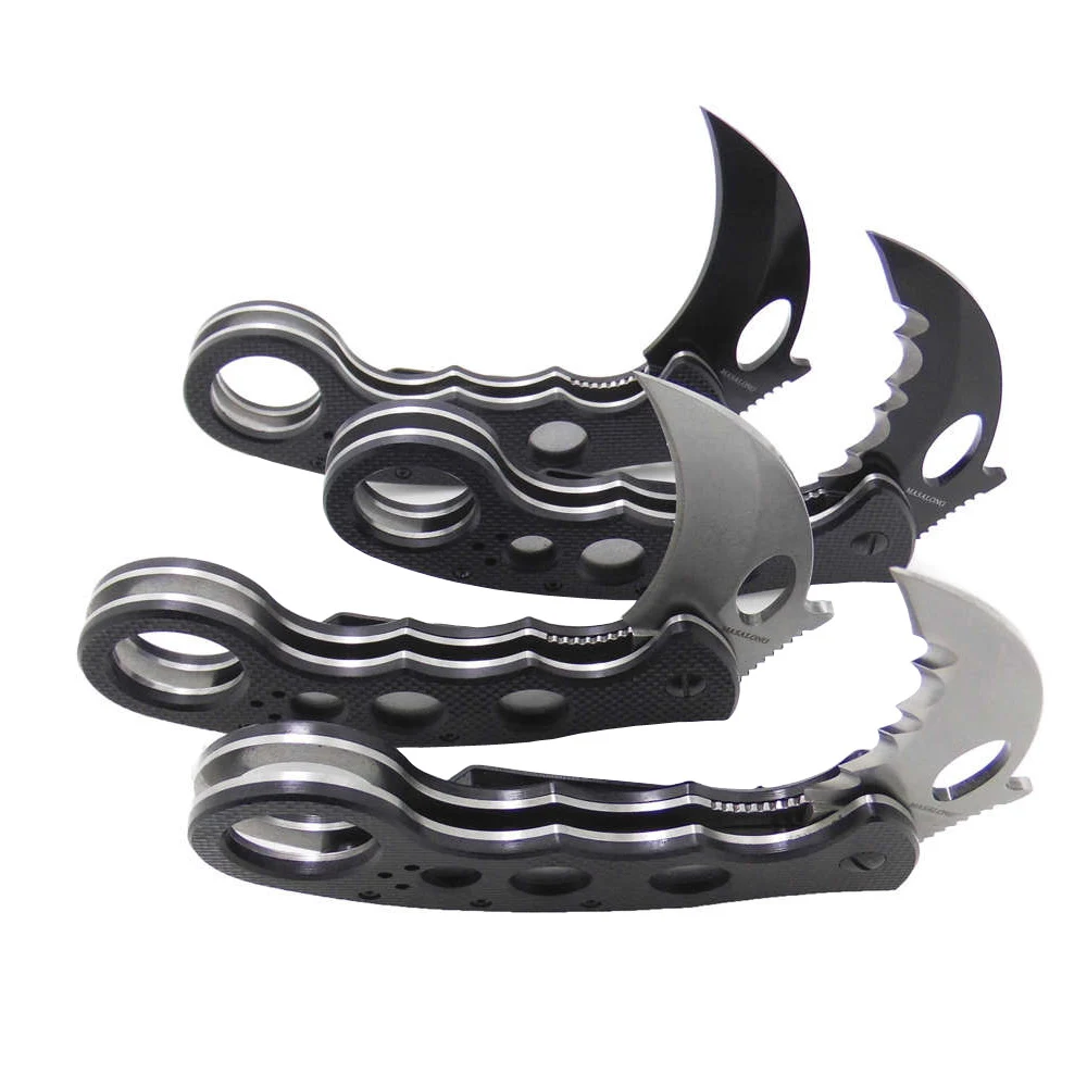 MASALONG Kni95 большой белый коготь акулы складной зубчатый нож тактические