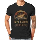 Papa Saurus Rex Dinosaur Saurian модные новые мужскиеженские футболки для девушек 139130