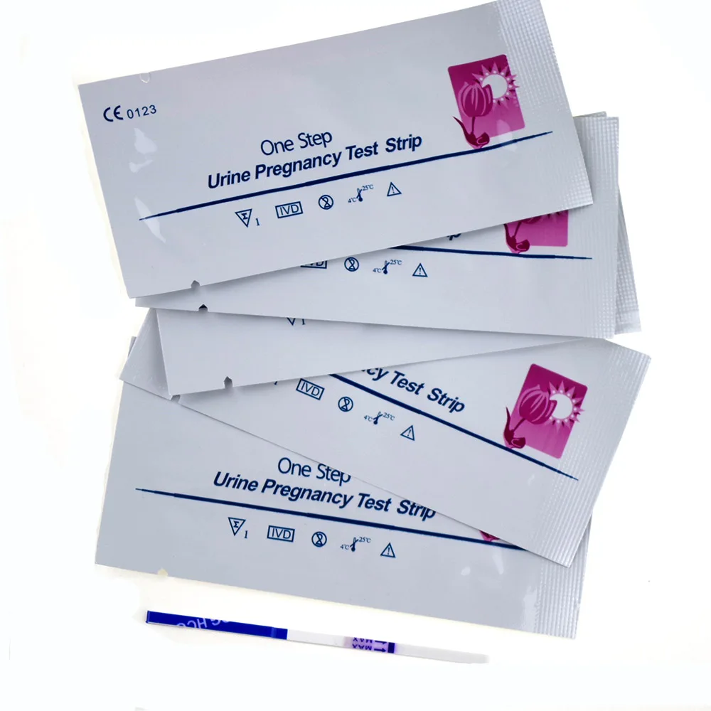 

10pcs/lot Female Early Pregnancy Urine Hcg Home Private Hygiene Ovulation Urine Lh Test Strip High Accuracy Women