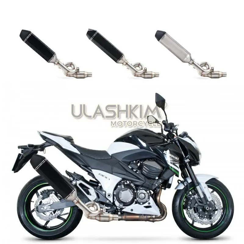 Мотоцикл Полная система глушитель Escape средняя ссылка контактная труба без
