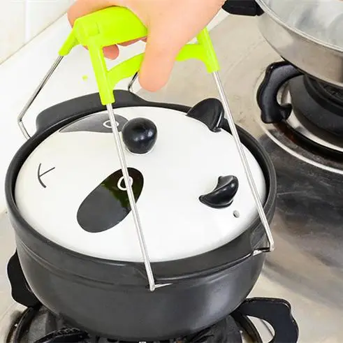 Кухонный гаджет зажим для чаши из нержавеющей стали миска горшка