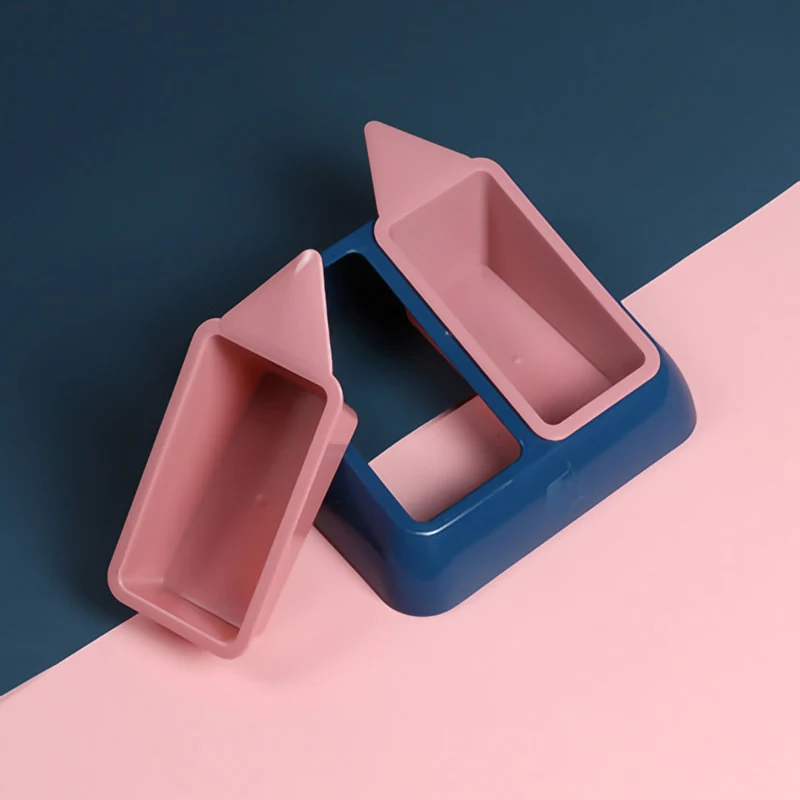 

Двойная миска для домашних питомцев, многофункциональная ложка для кошек, миска для кормления и воды, двойная чаша для кошки