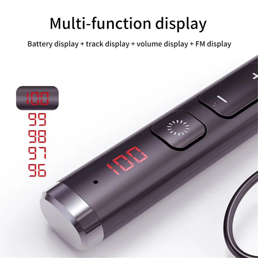 Беспроводные Bluetooth 5 0 наушники с шейным ободом шумоподавление HD-музыка