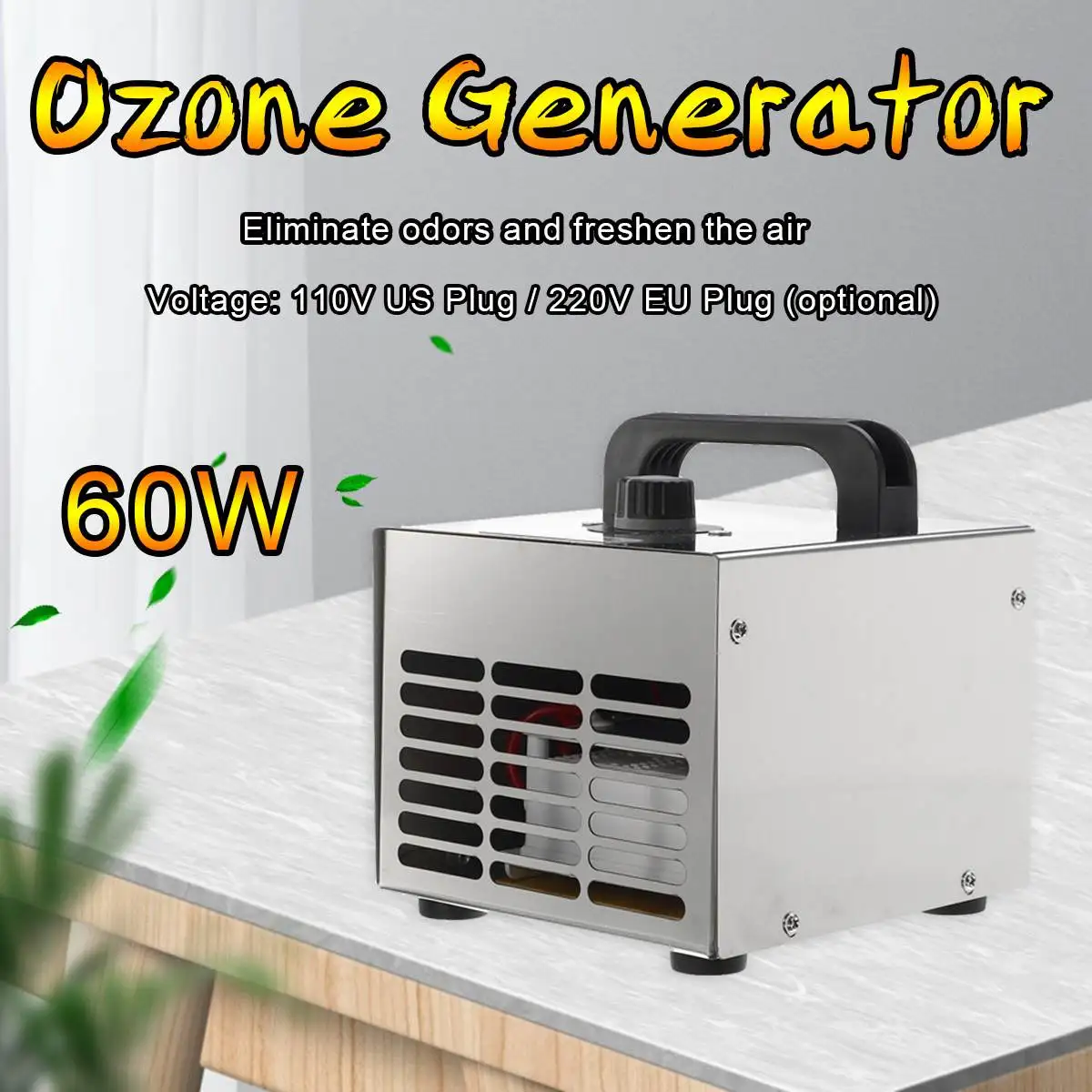 

220V/110V Household Ozone Generator Portable Air Purifier O3 Ozonator Cleaner Home Desinfection Ozonizer Remove Formaldehyde