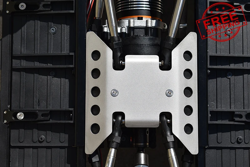 Корпус средней волны из нержавеющей стали Нижняя защита корпуса для AXIAL 1/6 SCX6 JEEP JLU