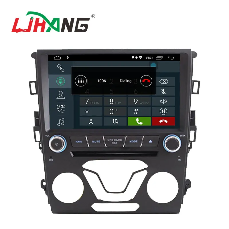 Автомобильный DVD мультимедийный плеер LJHANG Android 10 для Ford Mondeo Fusion 2012 2013 2014 WIFI GPS 2 Din