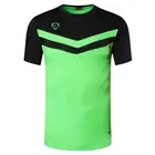 Jeansian Мужская Спортивная футболка, футболка, топы, бег, тренажерный зал, фитнес, тренировка, футбол, с коротким рукавом, сухой Fit LSL146 Green