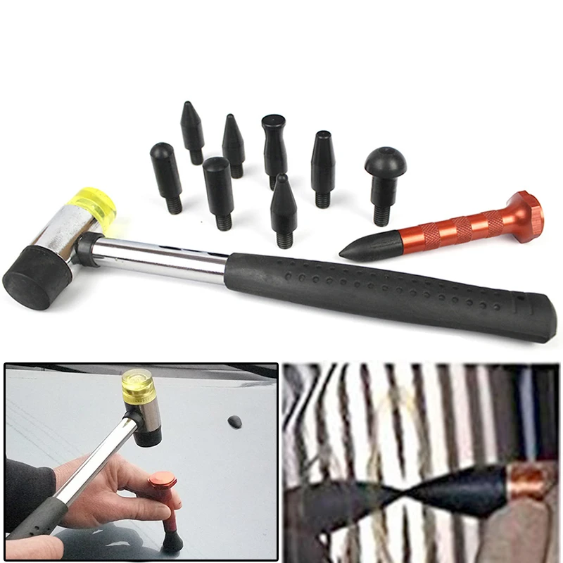 10 шт. набор инструментов для удаления вмятин на автомобиле|Инструменты из