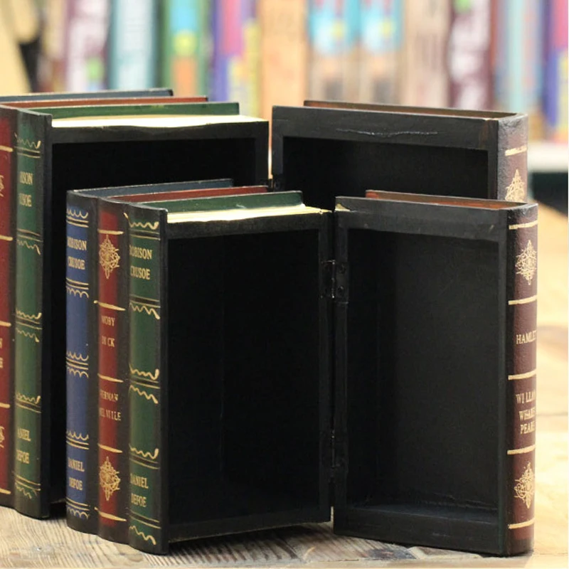 Винтажные поддельные книги для украшения офисные домашние книжные полки Декор