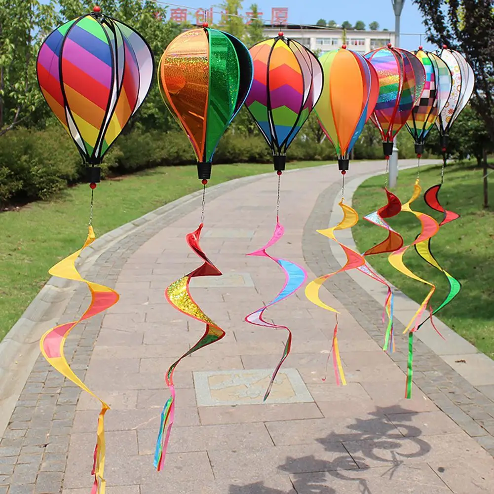 

60%HOT1 set of wind spinner hot air balloon decoration PVC wedding decoration garden lawn garden decoration outdoor party suppli