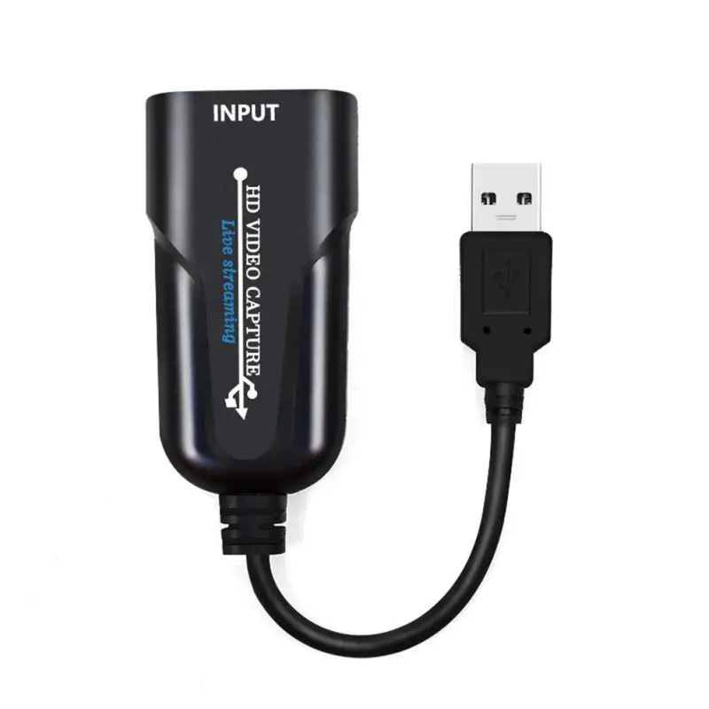 USB карта видеозахвата HDMI видео HD 1080P 60 кадров коробка для записи потокового DVD