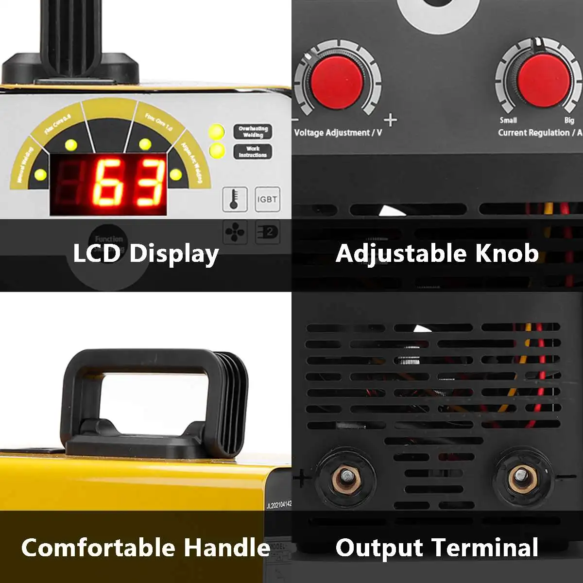 3 in 1 Mig Tig Arc Welder 220V 200 Welding Machine 0.8 Flux-cored 1.0 LIFT TIG Synergy Control | Инструменты