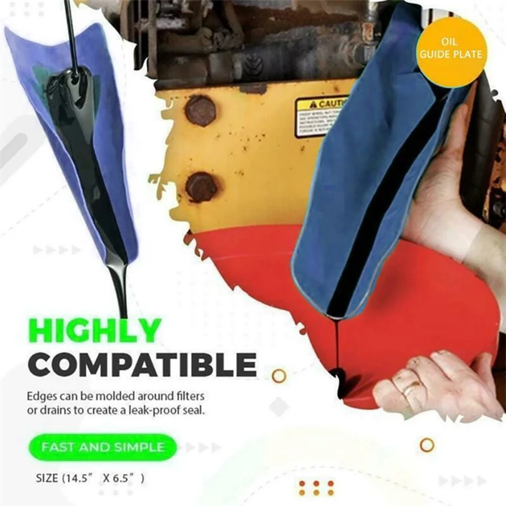 Гибкий дренажный инструмент дренаж воронка масляного руководство слив