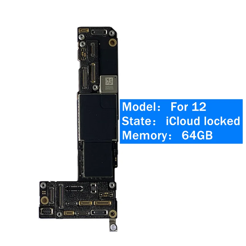 Блокированная материнская плата iCloud ID для iPhone 12 13 mini pro promax Swap Logic Board полное