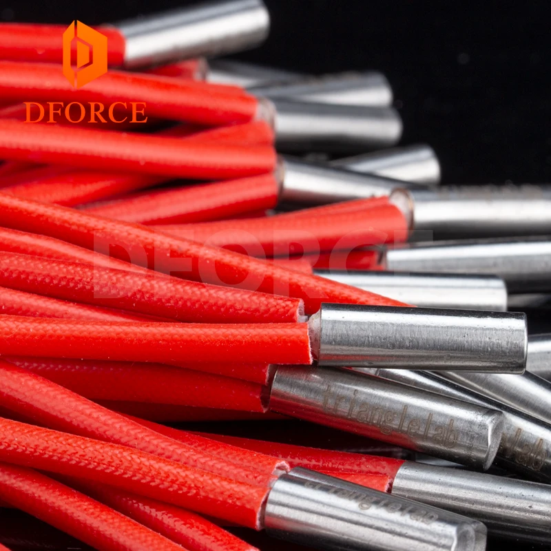 DFORCE 3D принтер 12 в 40 Вт 6*20 мм нагреватель картриджа Reprap В с кабелем 100 см для